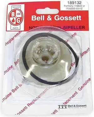 BELL & GOSSETT 189132LF Impeller, For 4RD16, 5JPD9