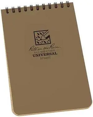 RITE IN THE RAIN 946T All Weather Memo Book,Universal,4 x 6In.