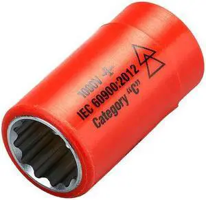 ITL 01620 1/2 in Drive Insulated Socket 11/16 in