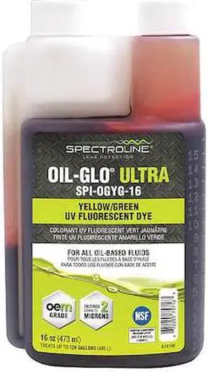 SPECTROLINE SPI-OGYG-16 Fluorescent Leak Detection Dye