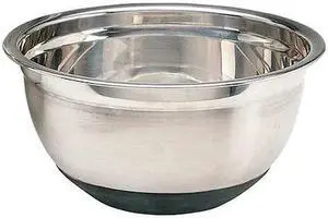 CRESTWARE MBR05 Mixing Bowl,Stainless Steel,5 qt.