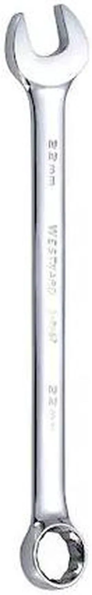 WESTWARD 54RY67 Comb. Wrench,22mm,Metric,Full Polish