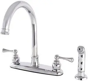 VINTAGE FB7791BLSP FB7791BLSP 8-Inch Centerset Kitchen Faucet with Sprayer