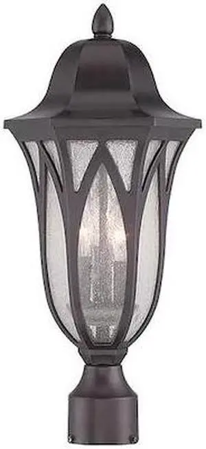ACCLAIM LIGHTING 39817ORB Post Light,3-Light,Oil-Rubbed Bronze