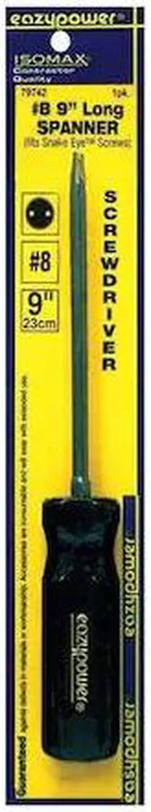 EAZYPOWER 79742 Tamper Resistant Spanner Screwdriver #8 Round