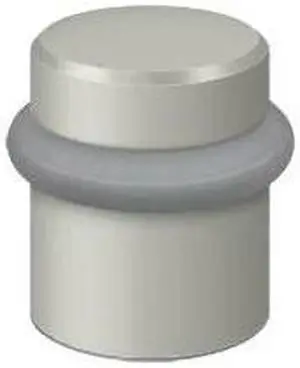 1.5 in. Round Universal Floor Bumper (Satin Nickel)