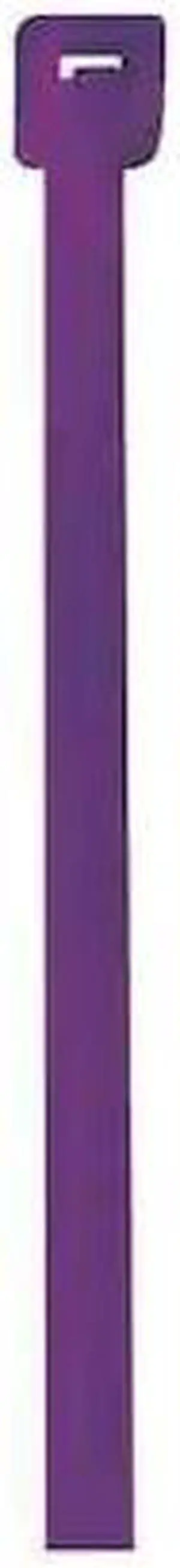 PARTNERS BRAND CT422E 4" L, Purple Cable Tie, PK 1000