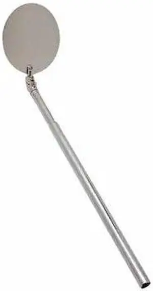 GENERAL TOOLS 5563 Metal Inspection Mirror, 3 3/4 In Rnd