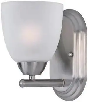 MAXIM 11311FTSN Axis 1-Light 5" Wide Satin Nickel Vanity Light