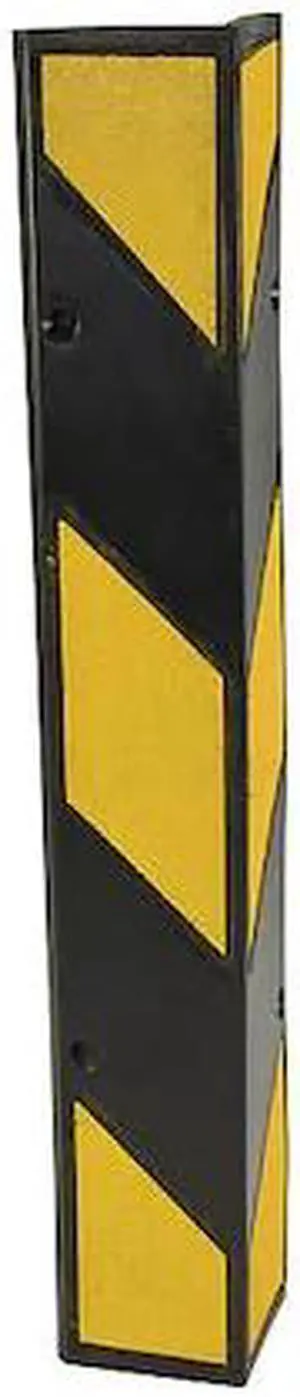 VESTIL MRCG-39 Corner Guard, Black/Yellow, 6"W X 39"H