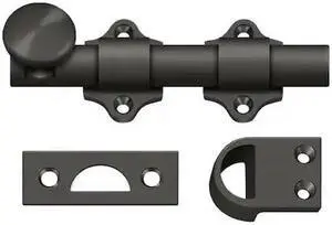4 in. Heavy Duty Dutch Door Bolt (Oil Rubbed Bronze)