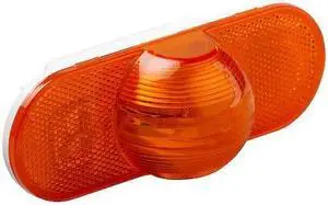 GROTE 52513 Side Turn/Marker Lamp,Oval