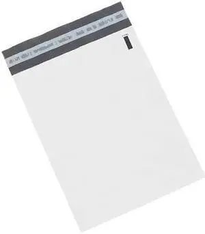 ZORO SELECT 36DY89 Poly Mailer, 9"x12", White, PK500