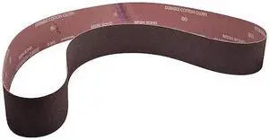 NORTON ABRASIVES 78072721610 Sanding Belt, 2 1/2 in W, 60 in L, Coated,