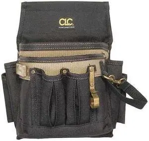 CLC WORK GEAR 1505 Bag/Tote, Black, Polyester, 10 Pockets