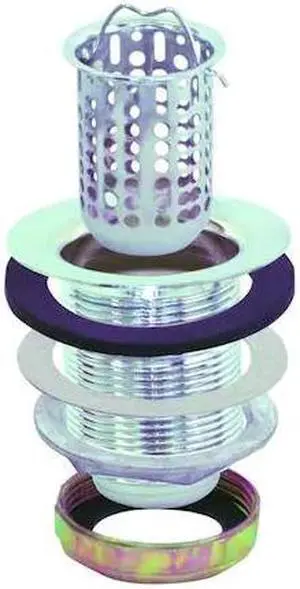 ZORO SELECT 30037 Sink Strainer,0.001" L
