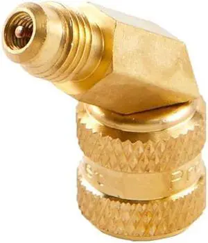 PRO-SET AD87S Hose Angled Adaptor,1-3/4" L,For HVACR