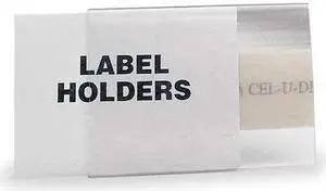 HOL-DEX M11GR Label Holder,Pk25