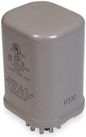 DAYTON 1EHA1 Hermetically Sealed Relay, 12V DC Coil Volts, Octal, 11 Pin, 3PDT