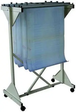 ZORO SELECT 4KH75 Drop/Lift Mobile Plan Center fits 24" to 42" Clamps