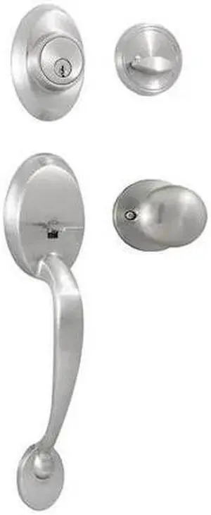 WESLOCK 02810-NSNFR2D Hillcrest SGL CYL Handleset Salem Trim Satin Nickel