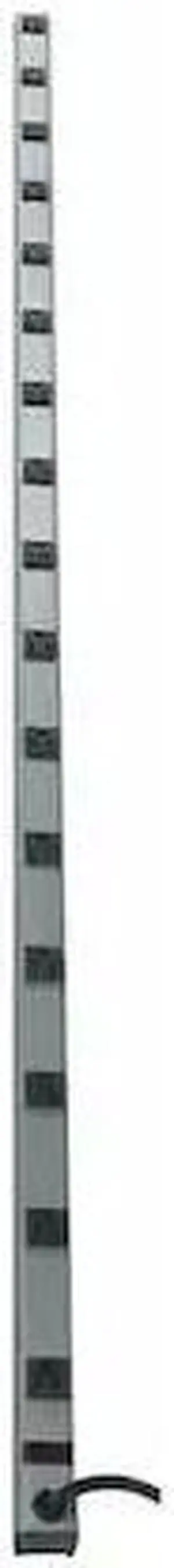 POWER FIRST 52NY31 Outlet Strip,15 ft.,16 Outlets,Aluminum
