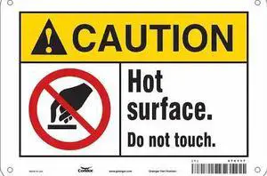 CONDOR 474Y17 Danger Sign,10" W x 7" H,0.032" Thick, 474Y17