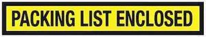 Tape Logic PL433 10 X 12 in. 2 Mil Poly Yellow Packing List Enclosed Envelopes
