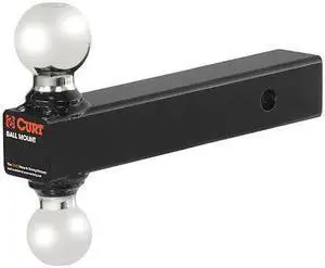 CURT 45665 Multi-Ball Mount,2" Solid Shank,45665