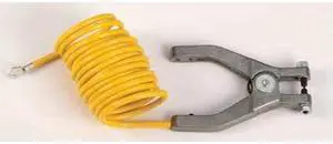 ZORO SELECT 08497 Ground Clamp with Vinyl Coated Wire
