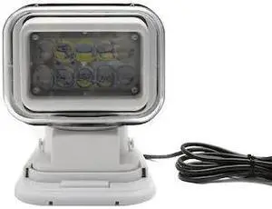 MARINE SPORT LIGHTING RSM50WW Motorized 50W Led Spot Light W/ Remote 360
