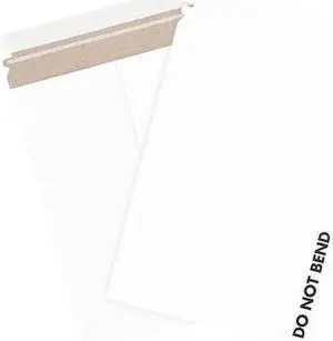 PARTNERS BRAND RM2DNB Do Not Bend Flat Mailers, 9" x 11 1/2", White, PK100