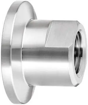 USA INDUSTRIALS ZUSA-TF-VAC-13 Vacuum Fitting, Straight Adapter, 1-1/2" Tube x