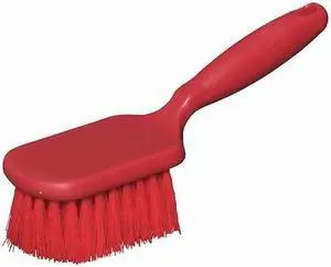 TOUGH GUY 48LZ41 3 1/2 in W Scrub Brush, Stiff, 5 1/2 in L Handle, 4 1/4 in L