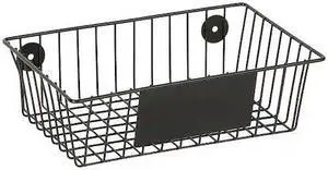 ZORO SELECT 6GLD0 Eyewear Disp Rack,Tray,Clr,Stl,Wall Mtg