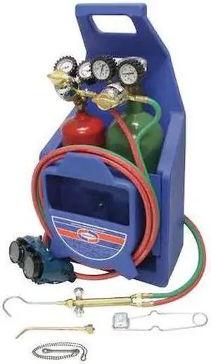 UNIWELD K22P-TU Welding And Cutting Outfit, Cap'n Hook Series, Acetylene, 3/8