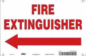 CONDOR 469W40 Safety Sign,10" W,7" H,0.032" Thickness