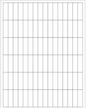 TAPE LOGIC LL103 Tape Logic® Rectangular Laser Labels, 1/2" x 1 3/4", White,