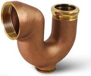 EVERFLOW 2112 NY Regular Trap with Drain Plug for Tubular Drain Applications,