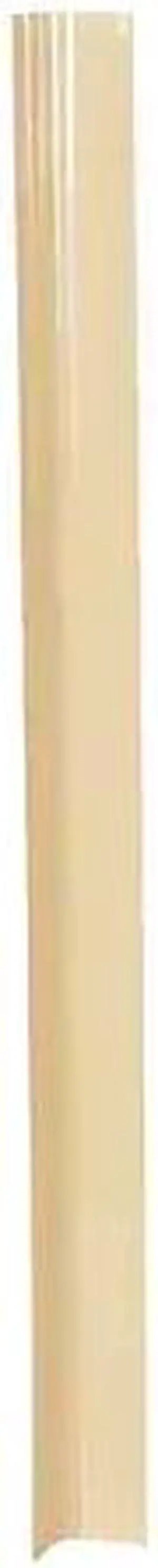 VESTIL PVC-48R-BG Corner Guard, Beige, 3"W X 48"H