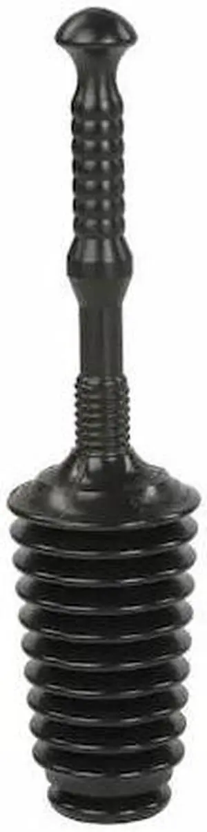 ZORO SELECT 12G689 Bellows Toilet Plunger, Polyethylene, Cup Size 5 in.