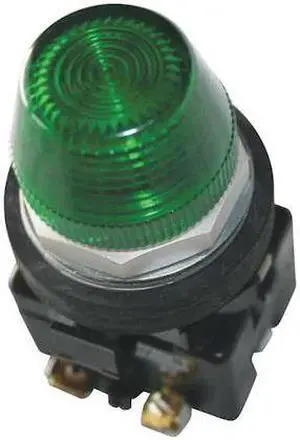 EATON HT8HBGL1 Pilot Light Complete Unit,LED,Green