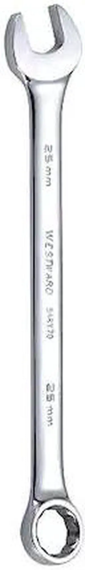 WESTWARD 54RY70 Comb. Wrench,25mm,Metric,Full Polish