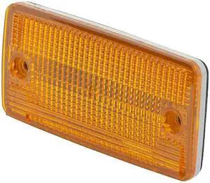 GROTE 46913 Cab Marker,Flush Mount Socket,Yellow