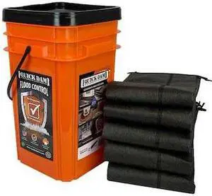 QUICK DAM QDGG10-5 Bucket 10ft Flood Barriers,PK5