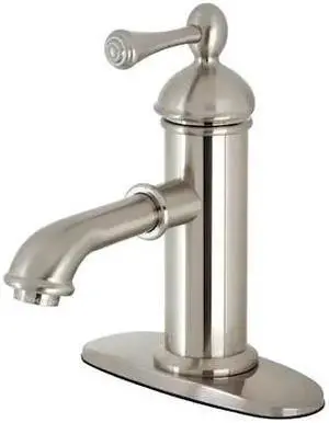 KINGSTON BRASS KS7418BL KS7418BL Paris Single Lever Handle Bathroom Faucet,