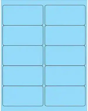 TAPE LOGIC LL410BE Tape Logic® Removable Rectangle Laser Labels, 4" x 2",