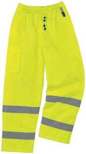 ERGODYNE 8925 2XL Class E Thermal Pants, Lime