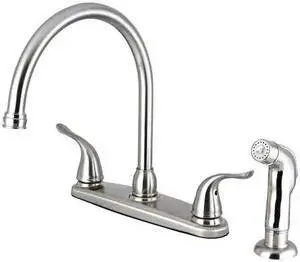 YOSEMITE FB2798YLSP FB2798YLSP 8-Inch Centerset Kitchen Faucet with Sprayer