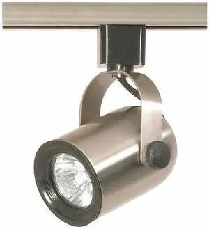 NUVO TH317 1-Light, MR16, 120V Track Head, Round Back, Brushed Nickel Finish